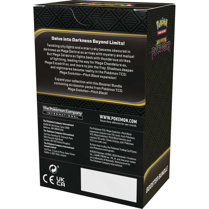Pokémon TCG: Mega Evolution - Pitch Black - Booster Bundle (6 Booster) (EN)