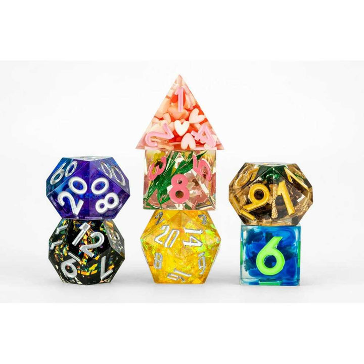 Blind Box: RPG Dice Set - Sharp Edge - Adopt a Misfit Dice Set