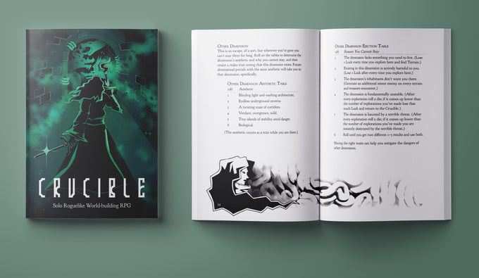Solo Journaling RPG: Crucible (EN)