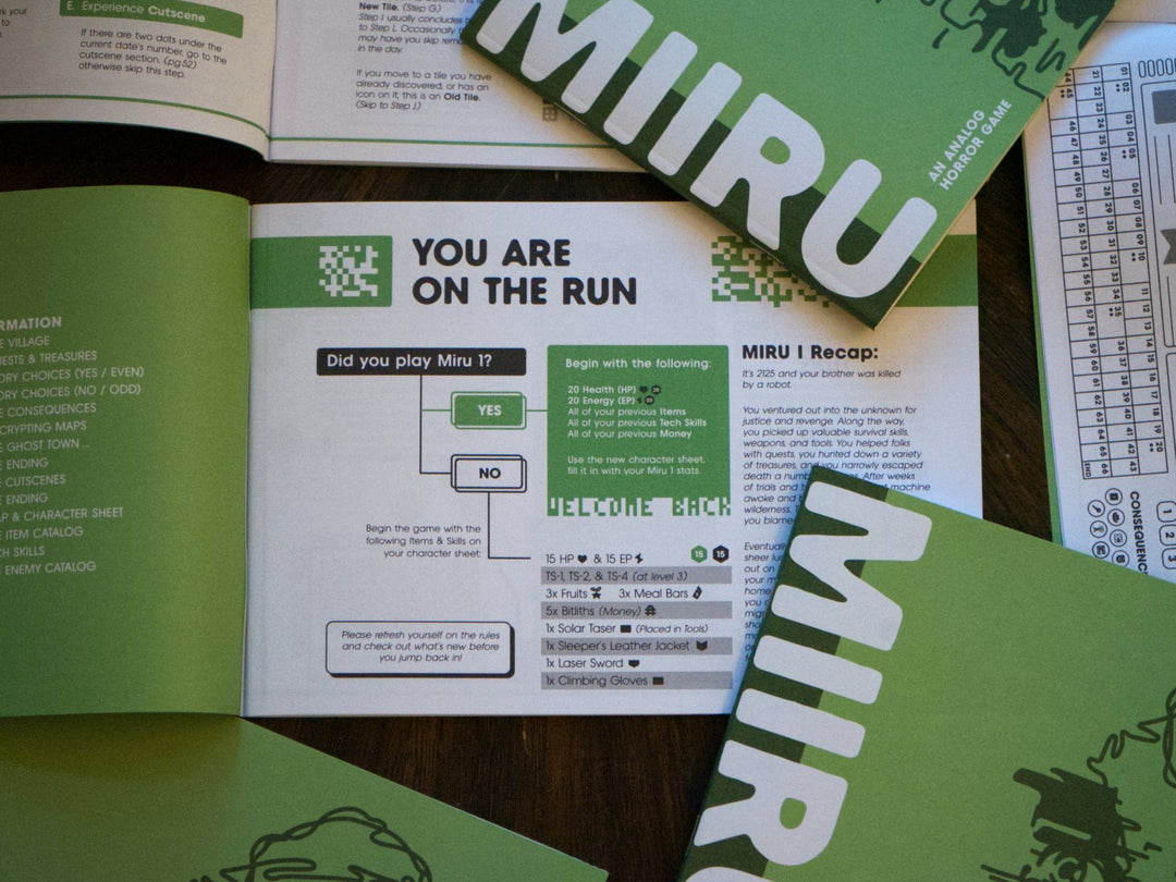 Solo Journaling RPG: MIRU II - An Analog Horror Game (EN)