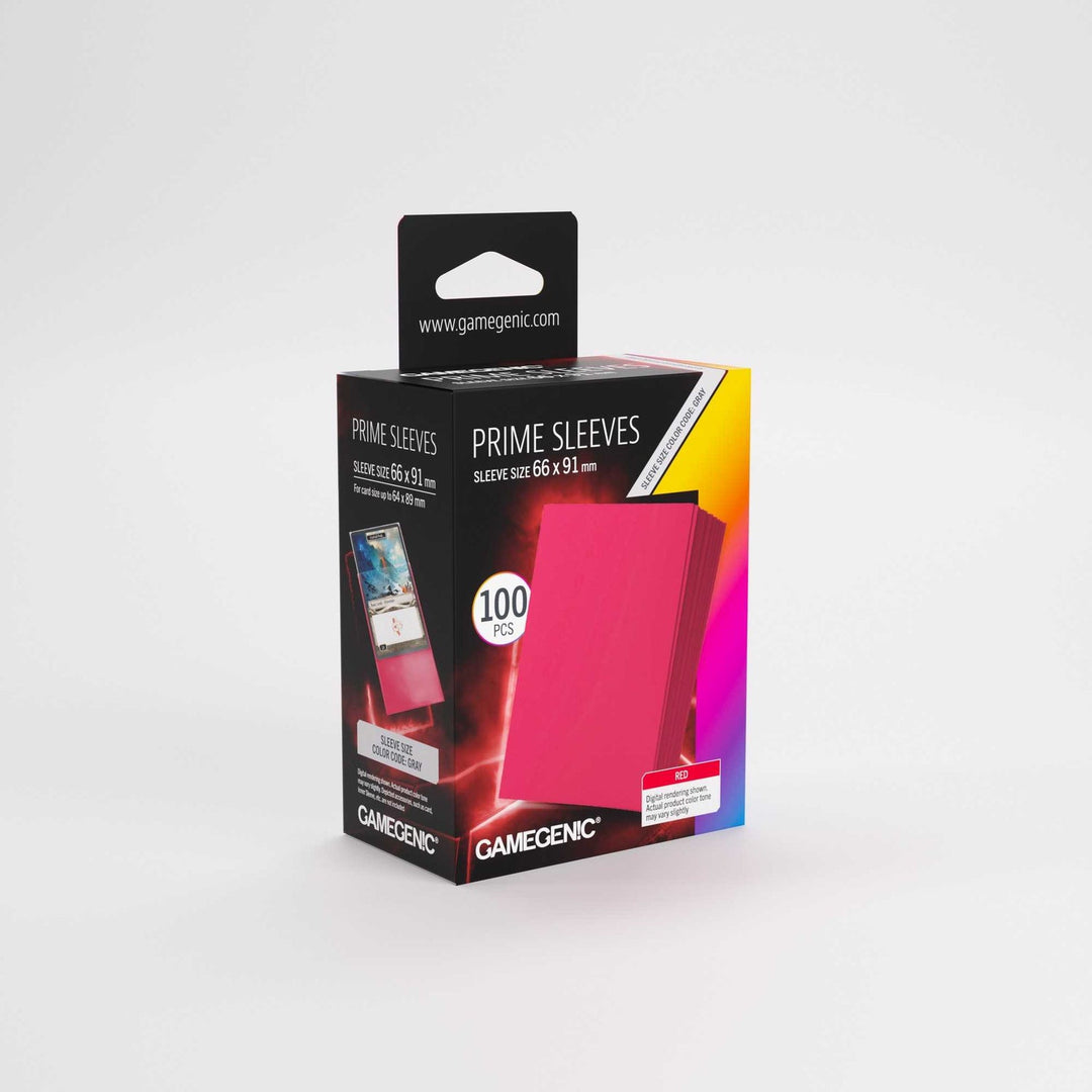Sleeves: Gamegenic - Prime - Standard - Red (100)