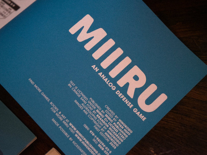 Solo Journaling RPG: MIRU III - Analog Defense Games (EN)