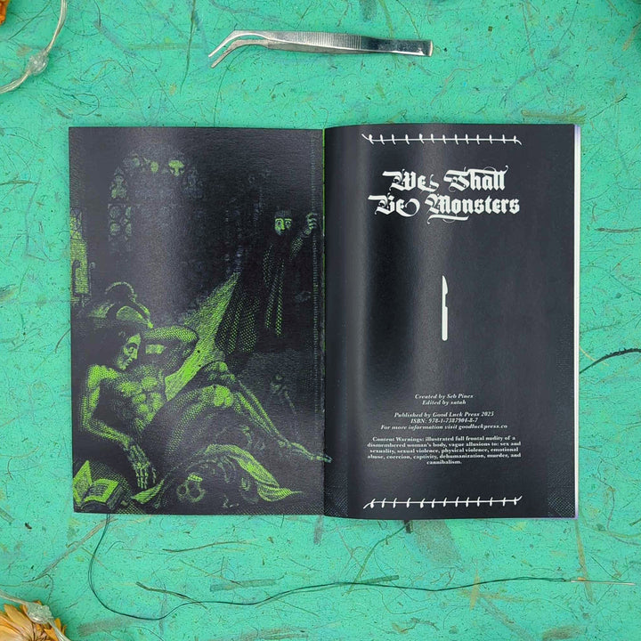 Solo Journaling RPG:  We Shall be Monsters (EN)