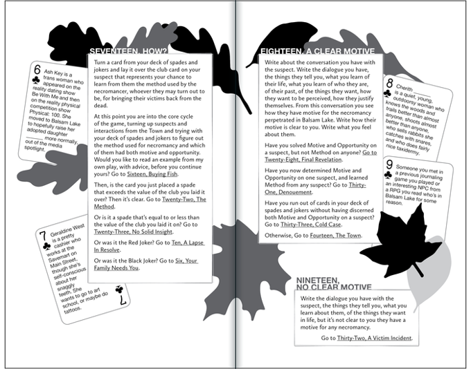 Solo Journaling RPG: The Balsam Lake Unmurders (EN)