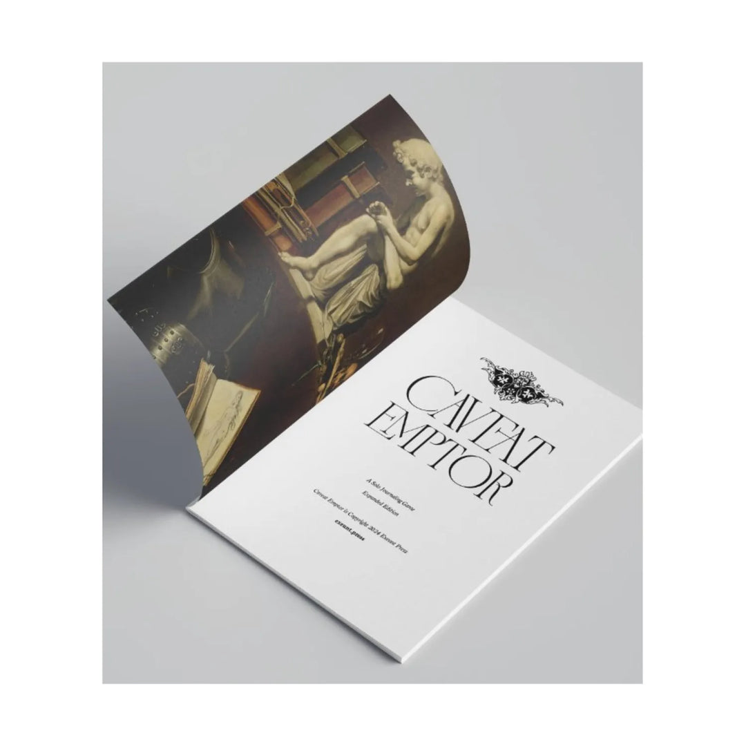Solo Journaling RPG: Caveat Emptor (EN)