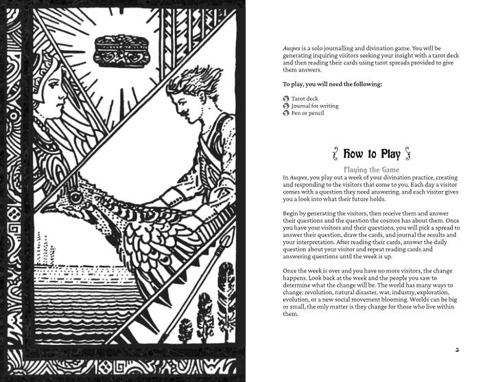 Solo Journaling RPG: Auspex (EN)