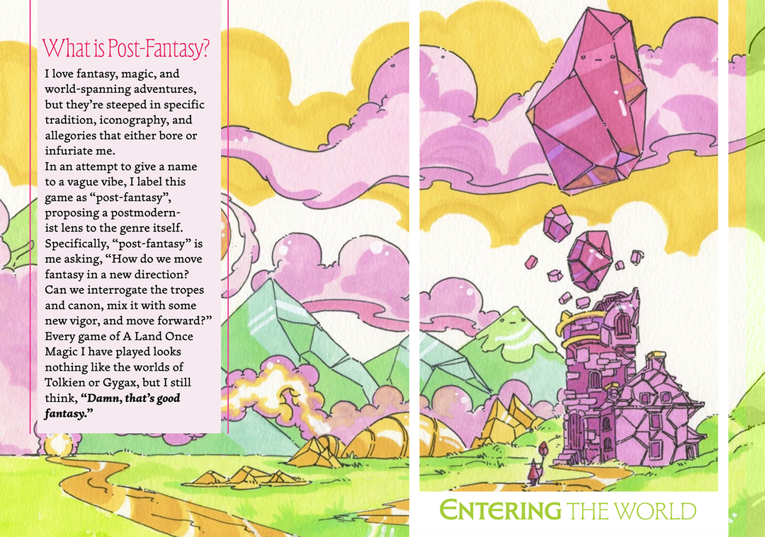 Solo Journaling RPG:  A Land Once Magic (EN)