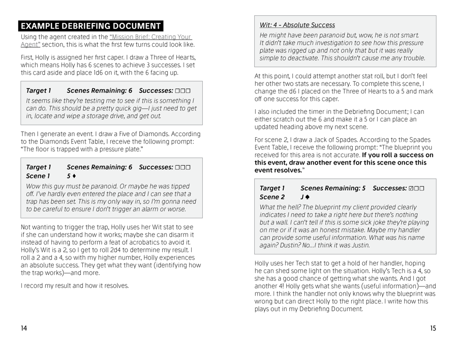 Solo Journaling RPG: Classified (EN)