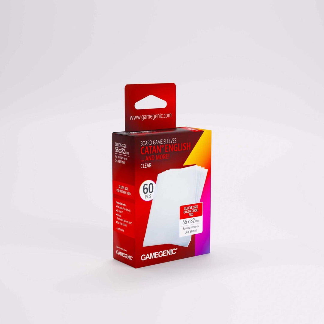 Board Game Sleeves: Gamegenic - Prime - Catan - Red (60)