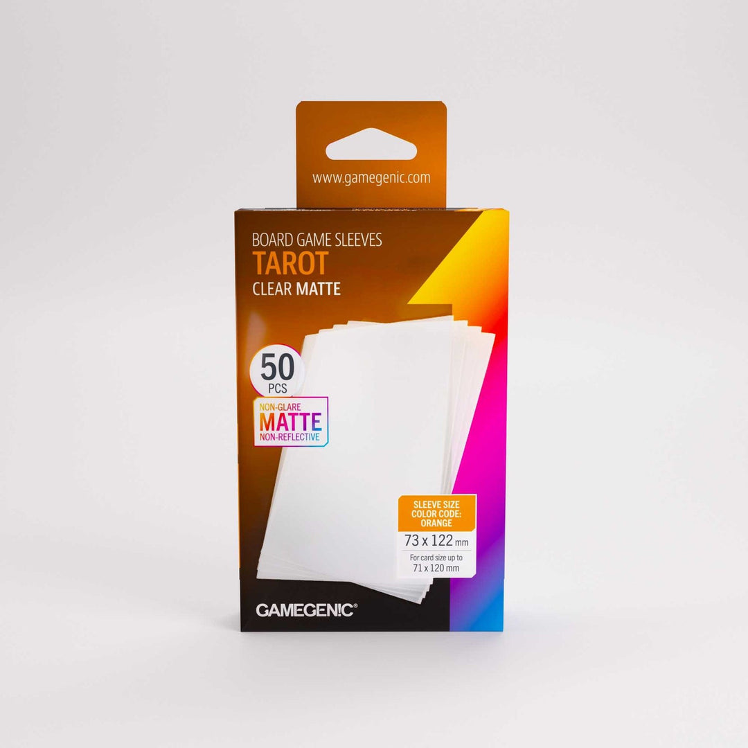 Board Game Sleeves: Gamegenic - Matte - Tarot - Orange (50)