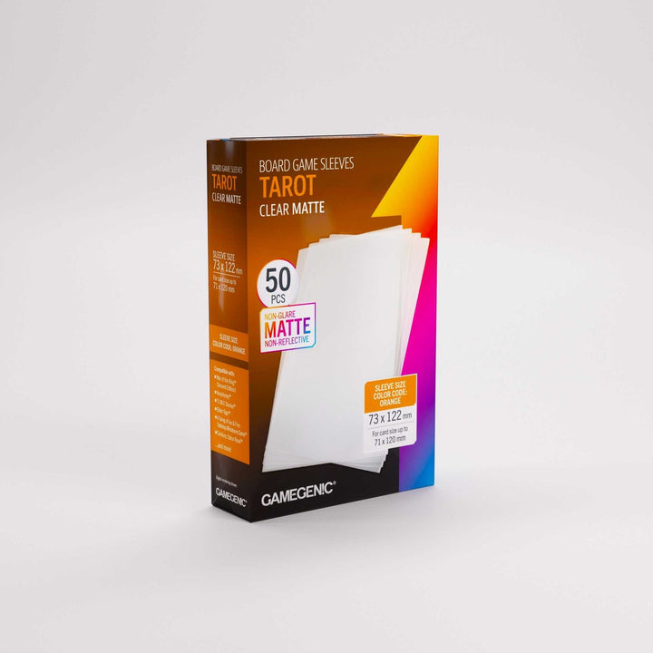 Board Game Sleeves: Gamegenic - Matte - Tarot - Orange (50)