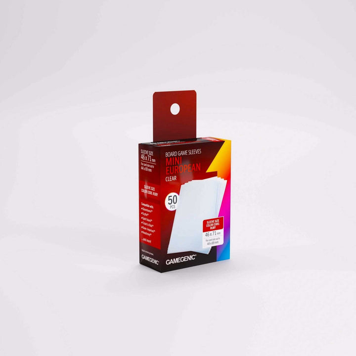 Board Game Sleeves: Gamegenic - Prime - European - Mini - Ruby (50)