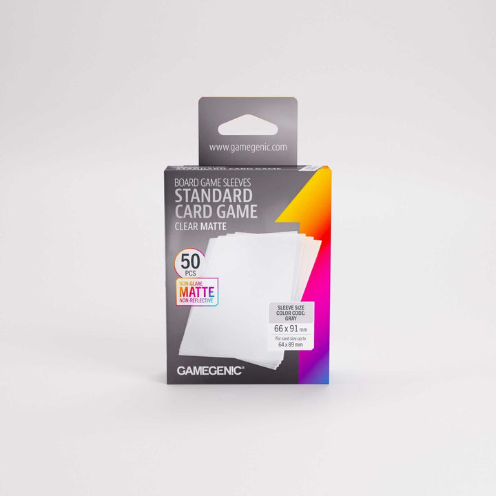 Board Game Sleeves: Gamegenic - Matte - Standard - Grey (50)
