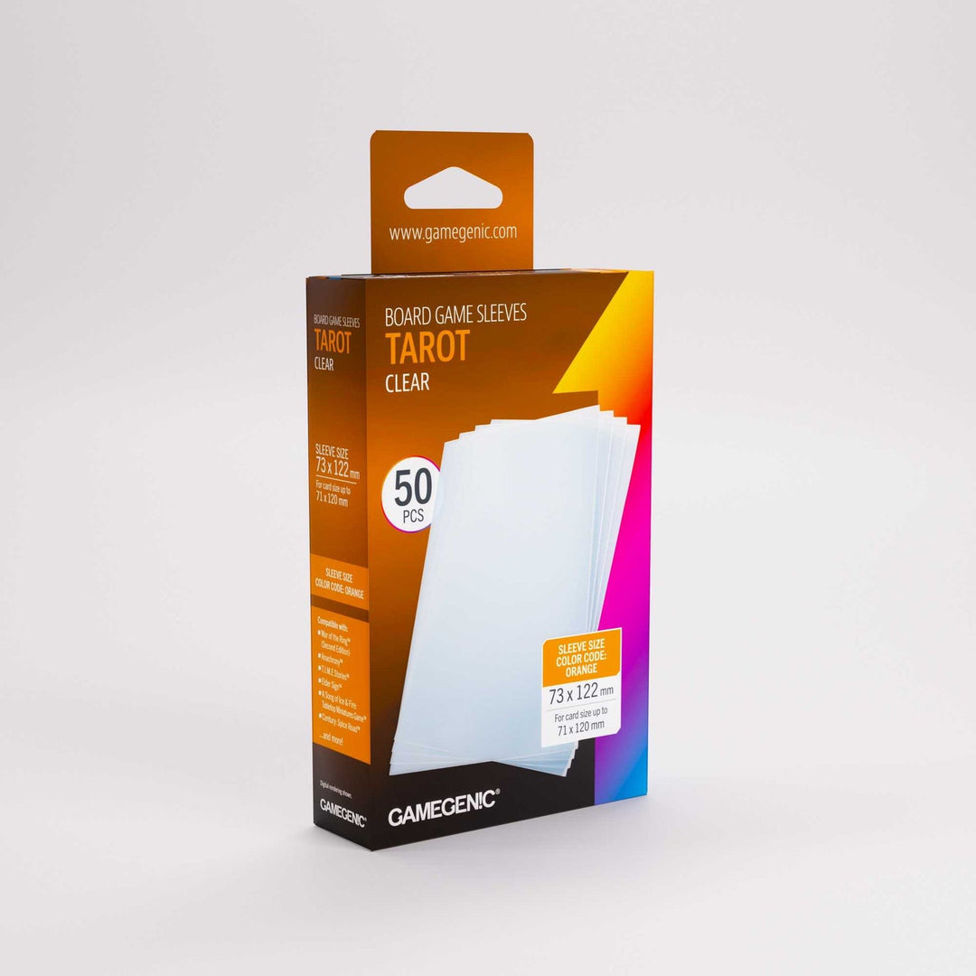 Board Game Sleeves: Gamegenic - Prime - Tarot - Orange (50)