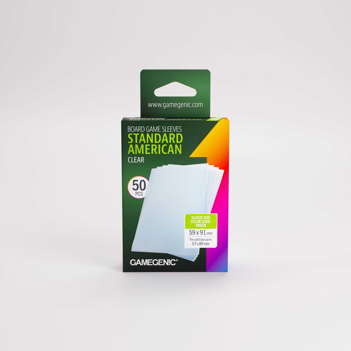 Board Game Sleeves: Gamegenic - Prime - American - Standard - Green (50)