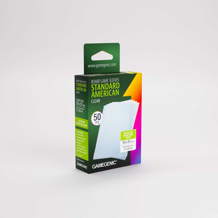 Board Game Sleeves: Gamegenic - Prime - American - Standard - Green (50)