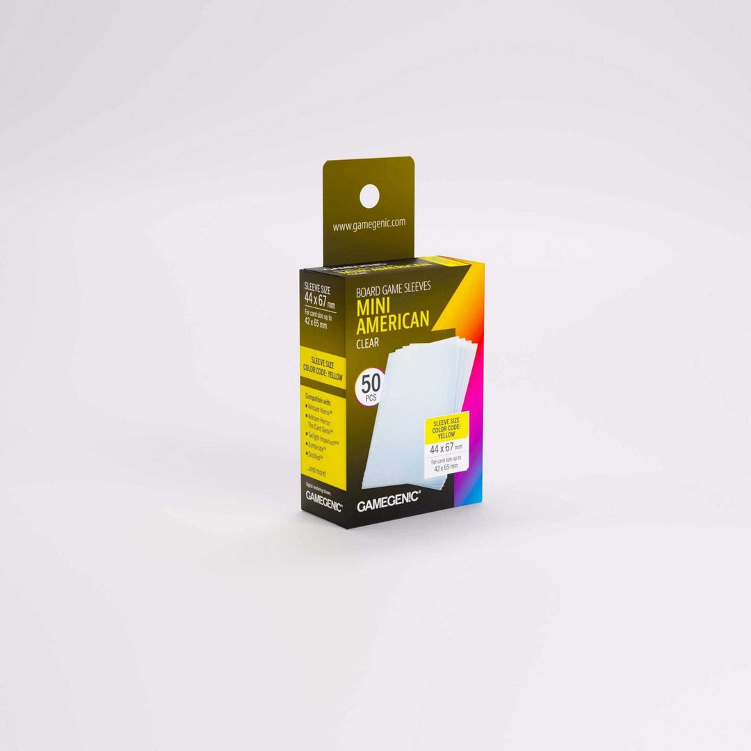 Board Game Sleeves: Gamegenic - Prime - American - Mini - Yellow (50)