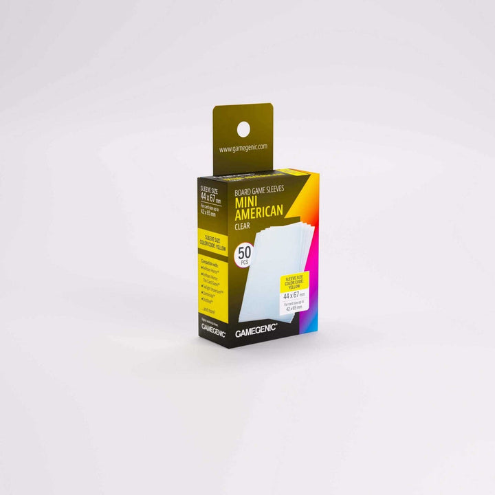 Board Game Sleeves: Gamegenic - Prime - American - Mini - Yellow (50)