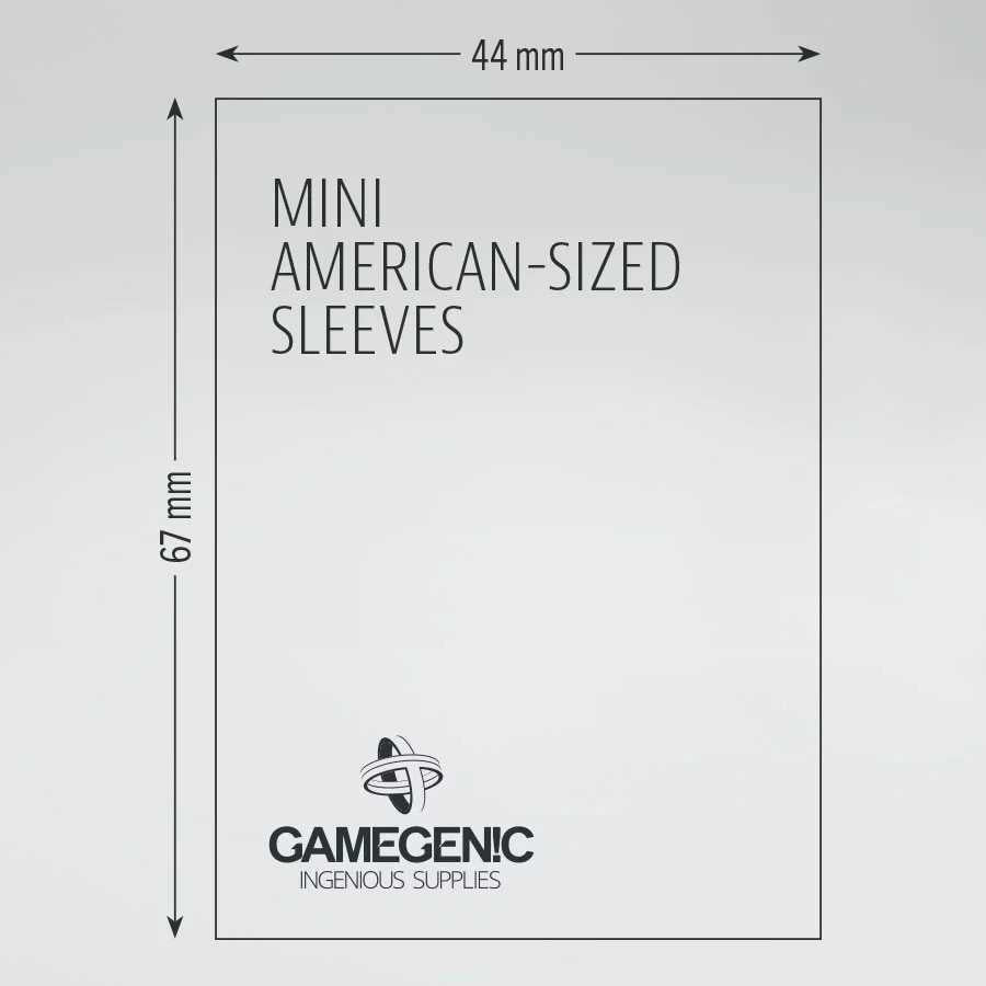 Board Game Sleeves: Gamegenic - Prime - American - Mini - Yellow (50)