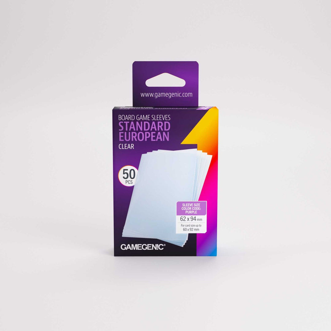 Board Game Sleeves: Gamegenic - Prime - European - Standard - Purple (50)