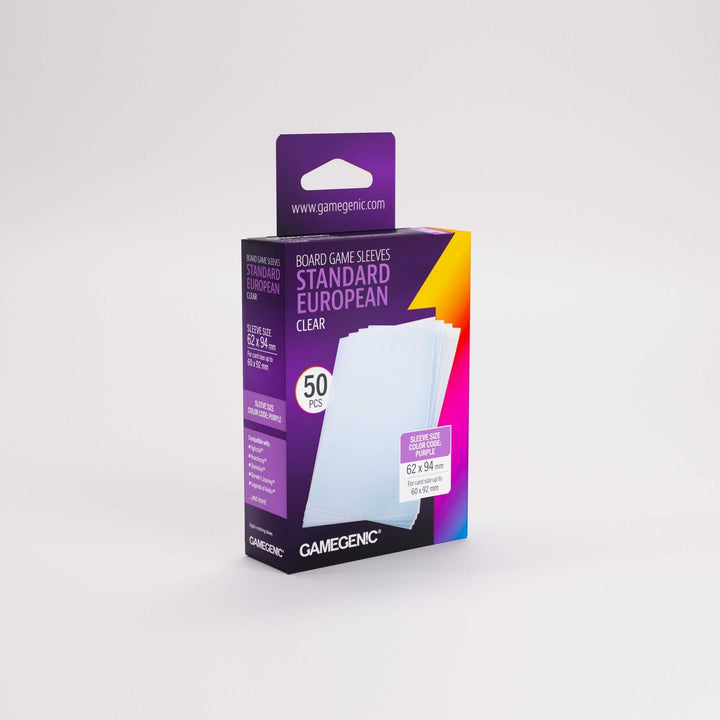 Board Game Sleeves: Gamegenic - Prime - European - Standard - Purple (50)