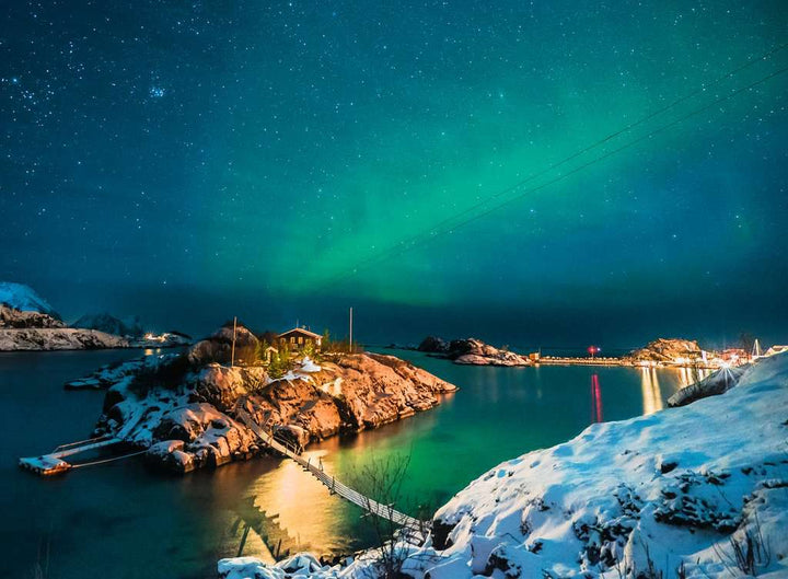 Puzzle: Northern Lights in Tromsø, Norway (500)