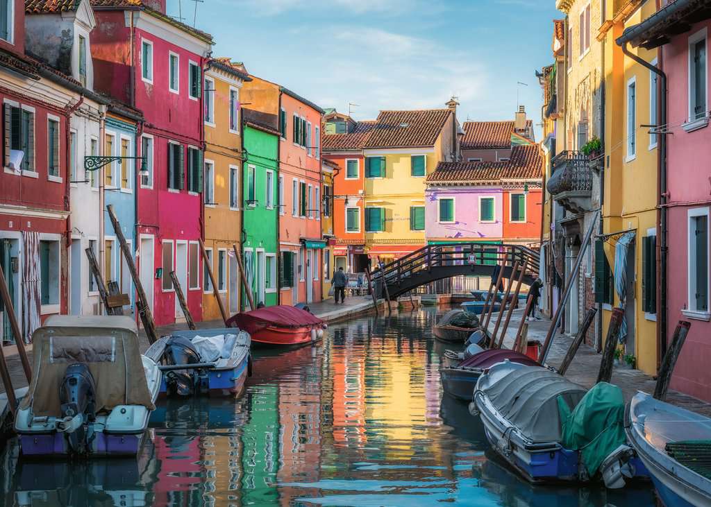 Puzzle: Burano in Italy (1000)
