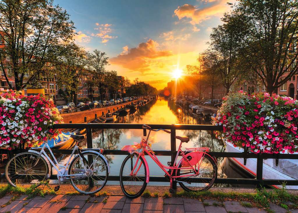 Puzzle: Bicycles in Amsterdam (1000)