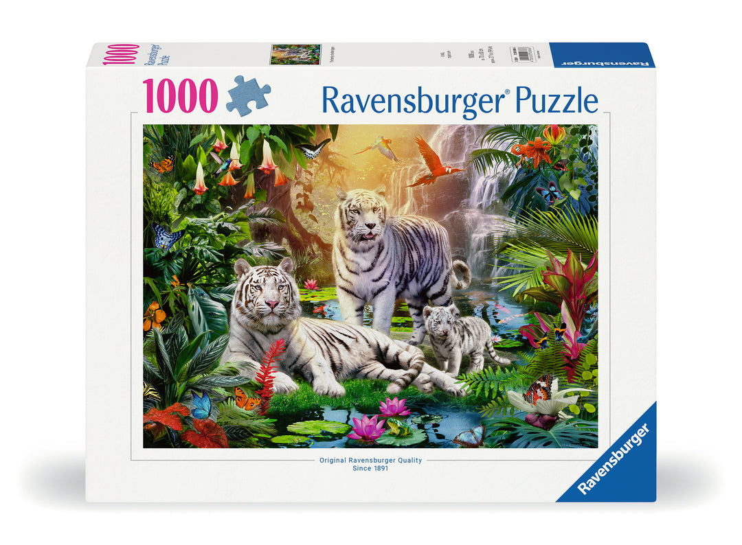Puzzle: Family of White Tigers (1000)