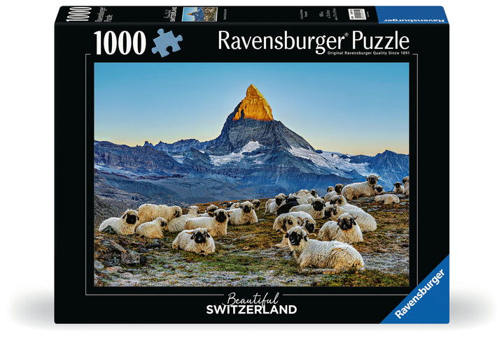 Puzzle: Beautiful Switzerland - Meet the Sheep Zermatt (1000)