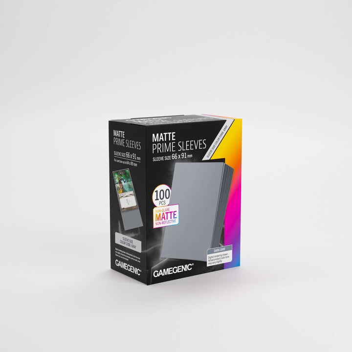 Sleeves: Gamegenic - Prime - Matte - Standard - Dark Gray (100)