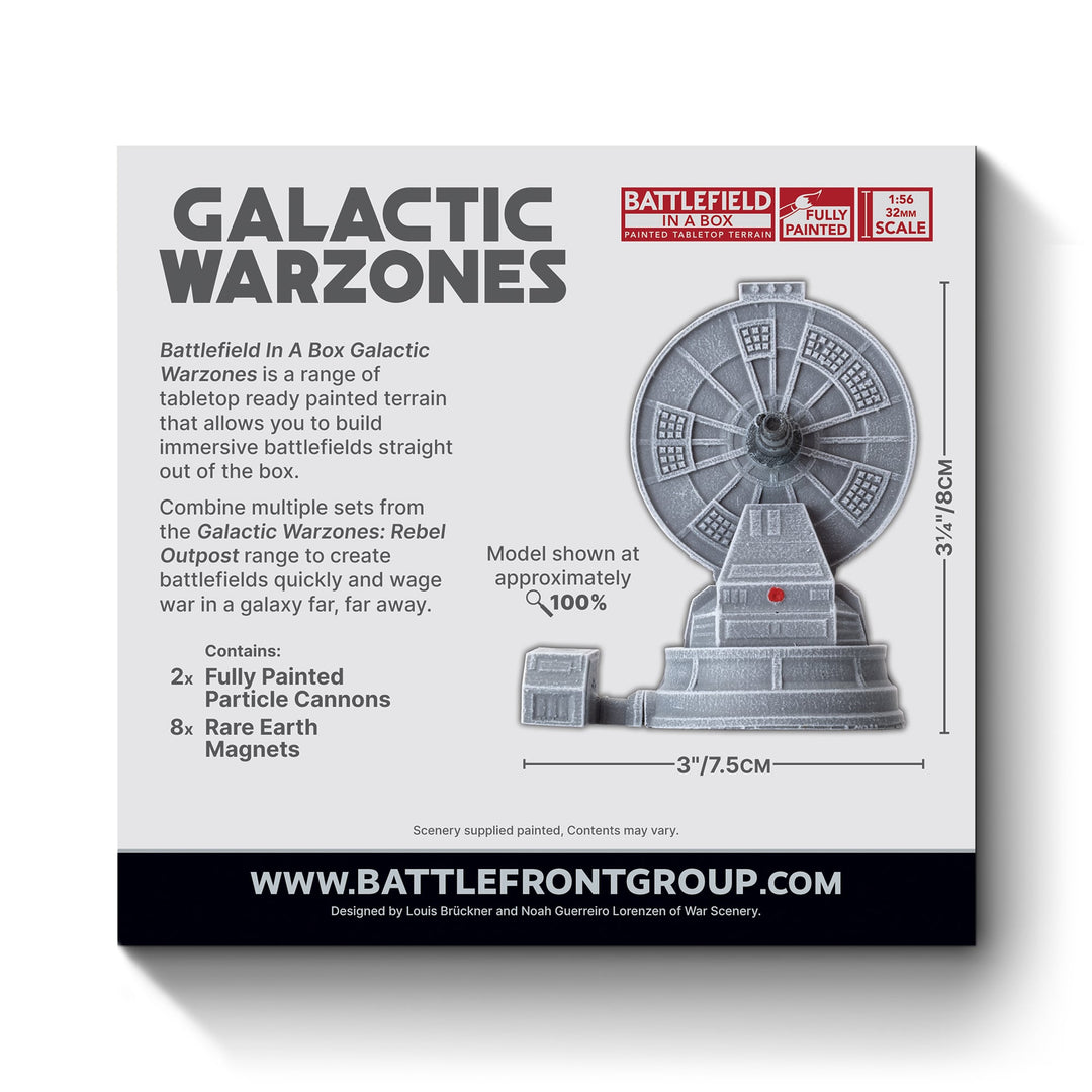 Terrain: Galactic Warzones - Rebel Outpost - Particle Cannons