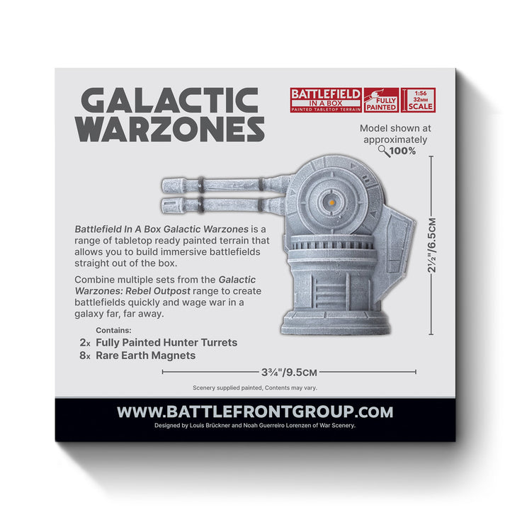 Terrain: Galactic Warzones - Rebel Outpost - Hunter Turrets