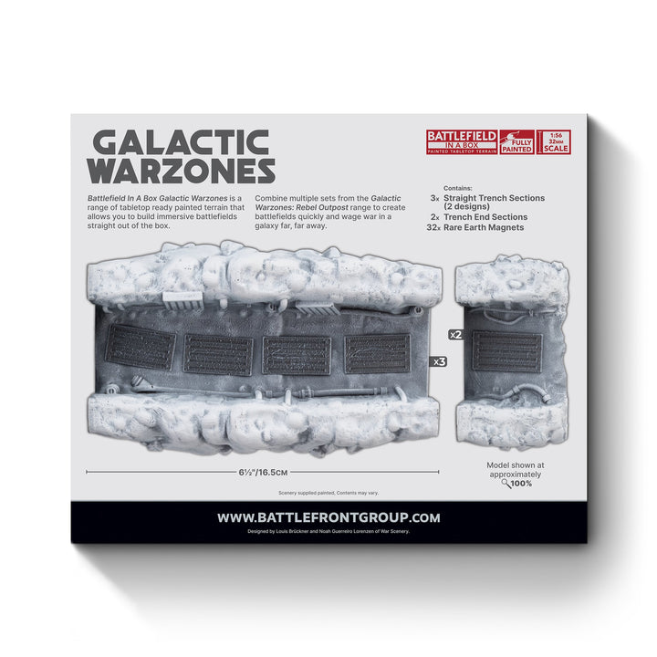 Terrain: Galactic Warzones - Rebel Outpost - Trenchlines