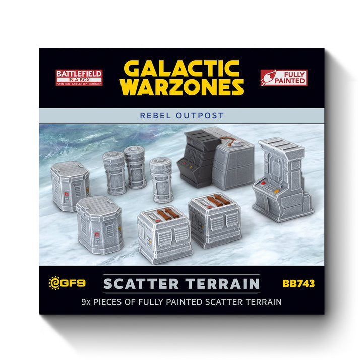 Terrain: Galactic Warzones - Rebel Outpost - Scatter Terrain
