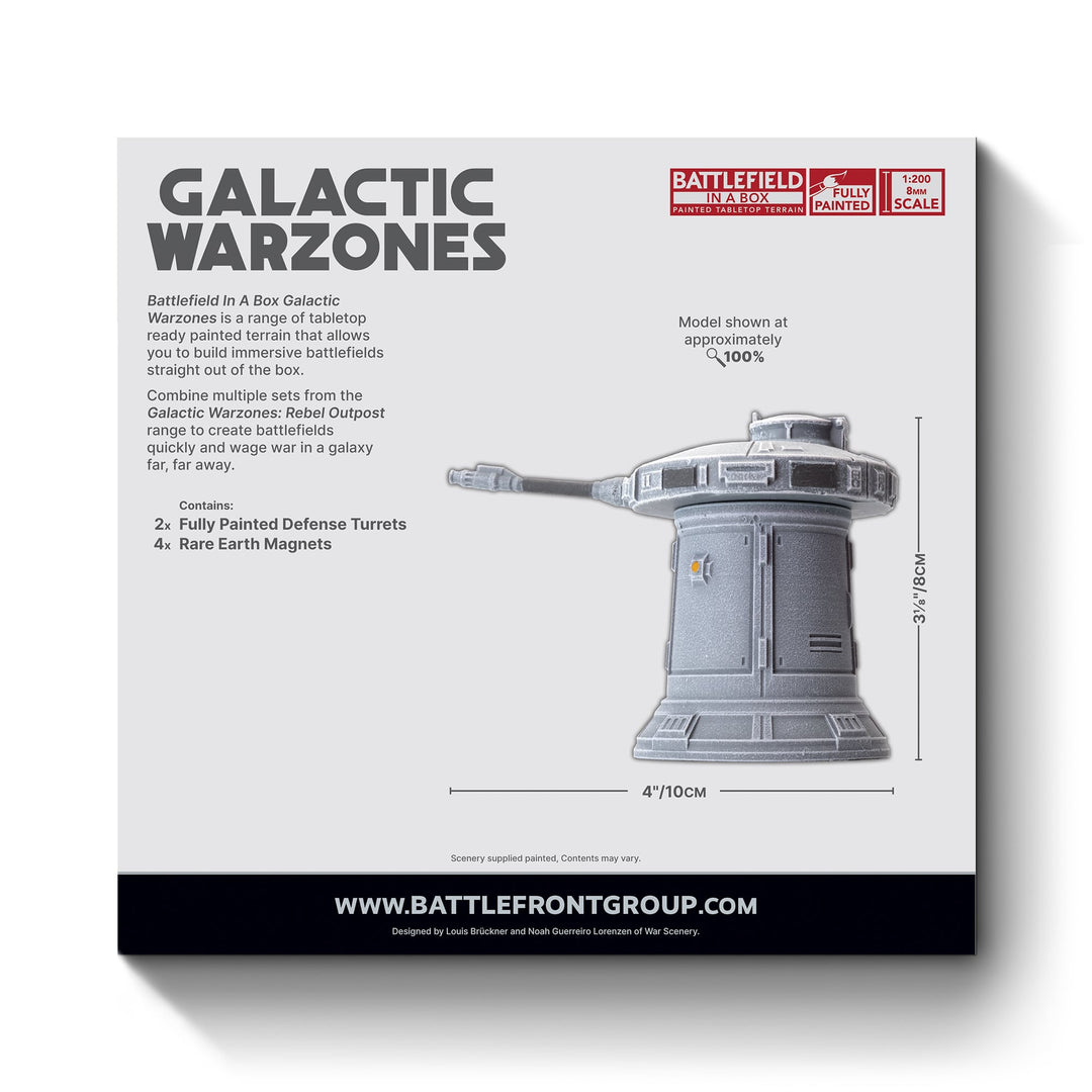 Terrain: Galactic Warzones - Rebel Outpost - Defense Turrets