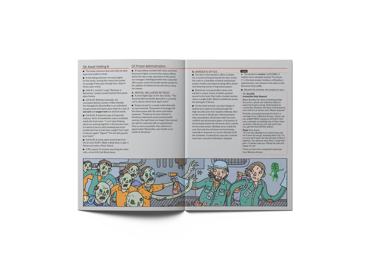 Mothership RPG: The Cleaning of Prison Station Echo (EN)