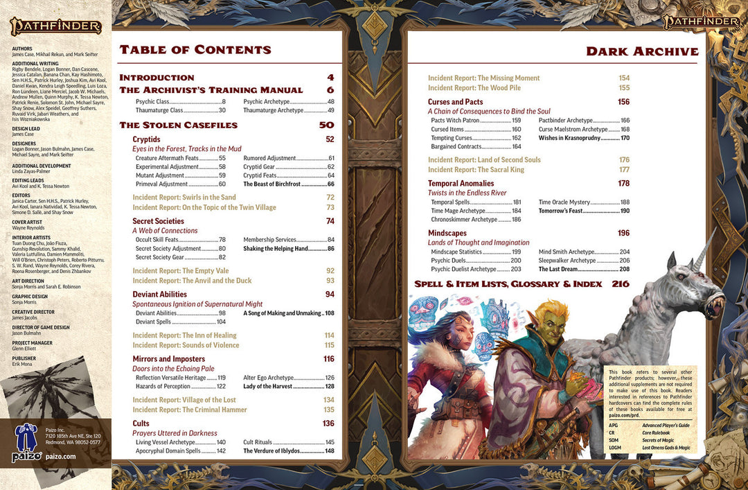 Pathfinder RPG:  Dark Archive - Remastered (EN)
