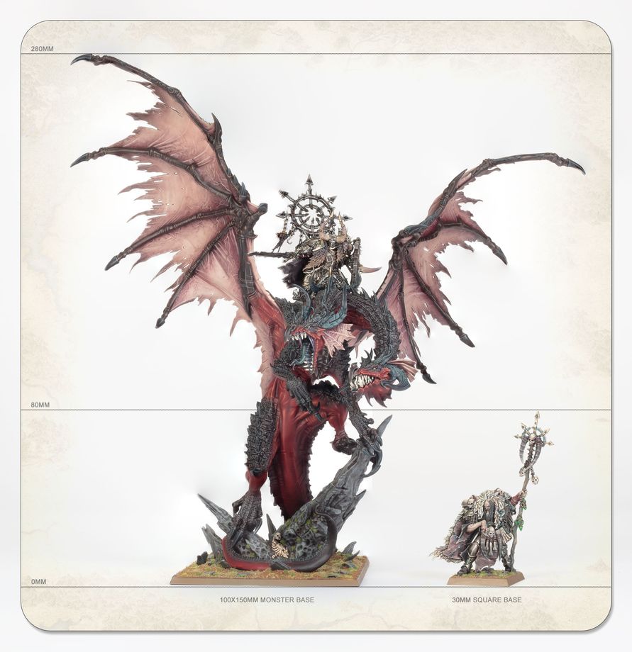 Warhammer Old World: Warriors of Chaos - Lord on Chaos Dragon