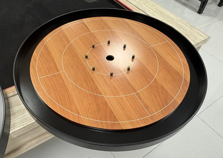 Crokinole: Elite Edition - Cherry Board & Black Carrying Case