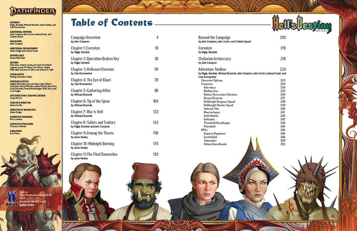 Pathfinder RPG: 2nd Edition - Hellfire Crisis - Hell's Destiny Adventure Path (EN)