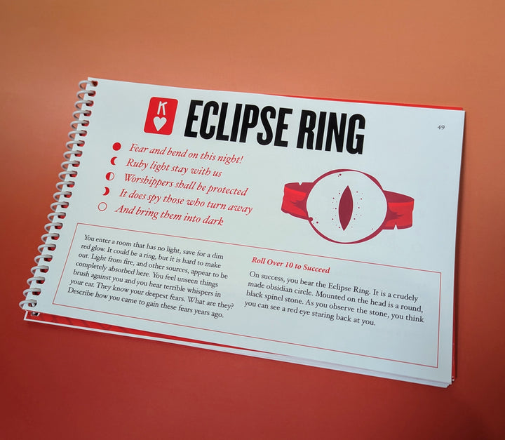 Solo Journaling RPG: Moon Rings (EN)