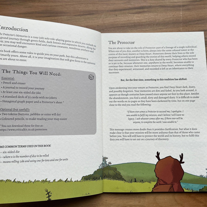 Solo Journaling RPG: The Protectors Memories (EN)