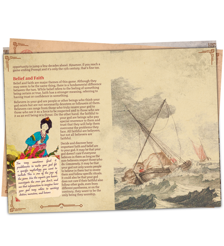 Solo Journaling RPG: Tales from the Gods (EN)