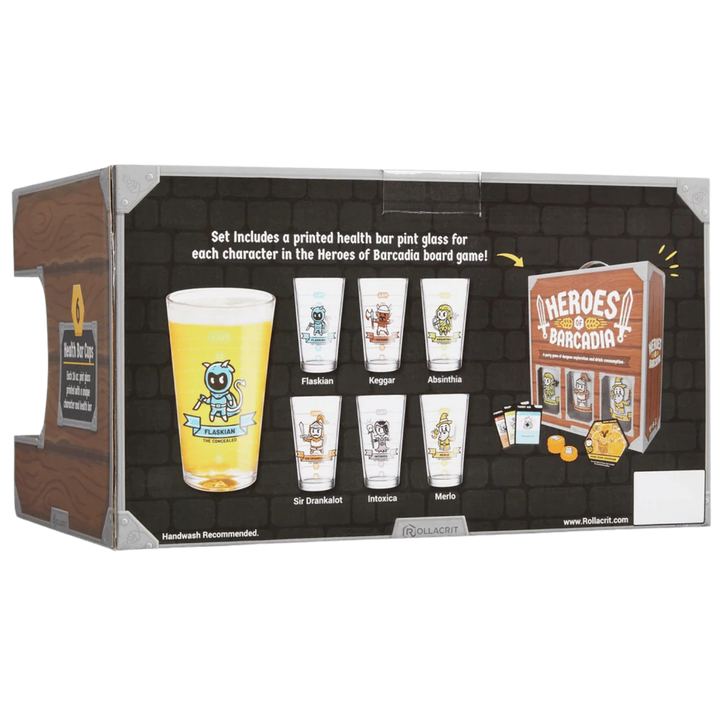 Glass Set: Heroes of Barcadia - Base Game (EN)