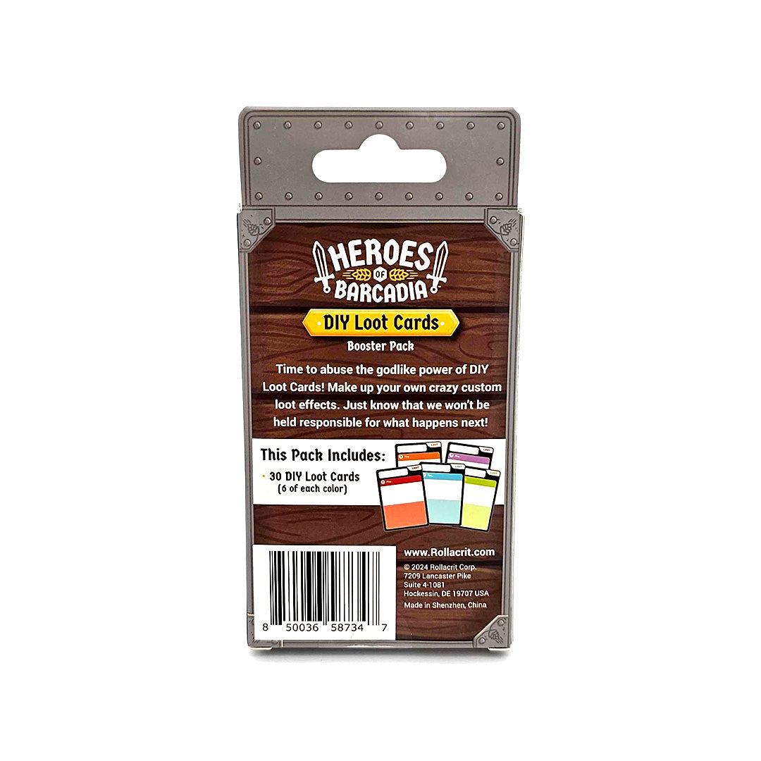 Heroes of Barcadia: DIY Booster Pack (EN)