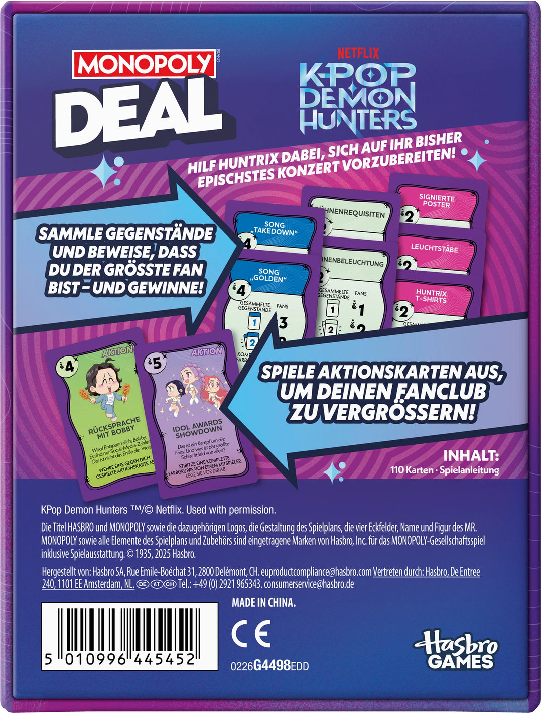 Monopoly: Deal - KPop Demon Hunters (DE)