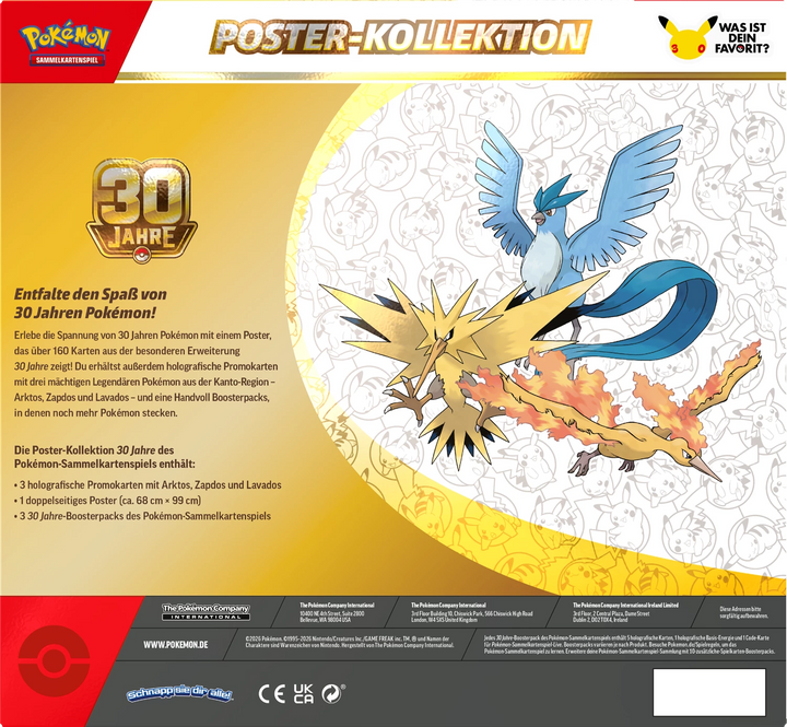 Pokémon TCG: 30 Jahre - Poster Collection (DE)