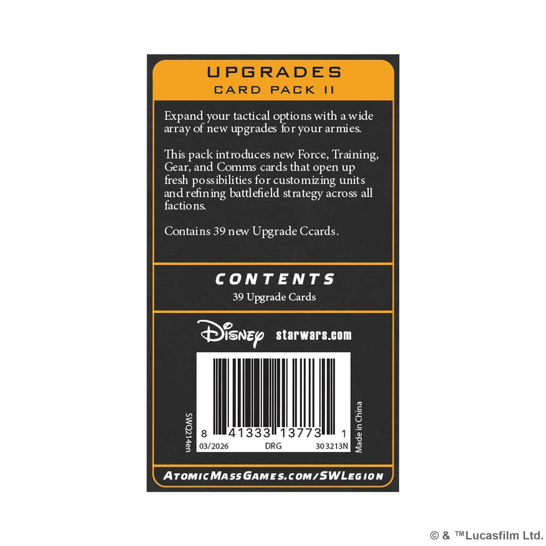 Star Wars: Legion - Card Pack - Upgrades Cards - II (EN)