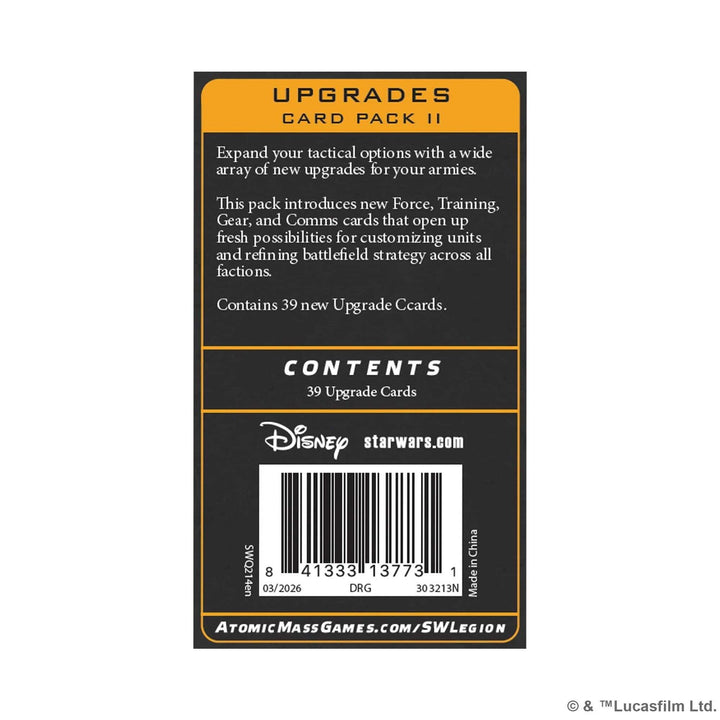 Star Wars: Legion - Card Pack - Upgrades Cards - II (EN)